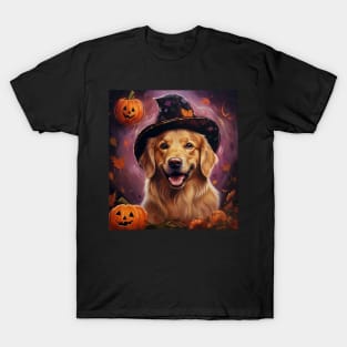 Golden Retriever Halloween T-Shirt